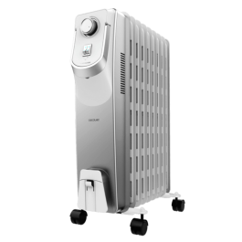 Cecotec 05888 Radiador de Aceite Eléctrico Interior Blanco 2000 W con 9 Módulos para Estancias hasta 22 m² Precio: 112.50000047. SKU: V1706645