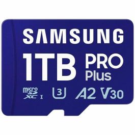 Samsung MB-MD1T0S Tarjeta MicroSDXC PRO Plus 1TB (2024) UHS-I U3 V30 A2 180 MB/s Lectura 130 MB/s Escritura Precio: 127.9900006. SKU: B1B732ZEV2