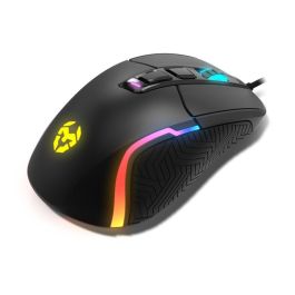 Krom Kick Ratón Gaming RGB Óptico 6200 DPI con 7 Botones Iluminación LED Rainbow Compatible Windows