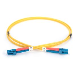 Digitus LWL Patchkabel LC -> LC 3.00m Singlemode Duplex OS2 Cable de Fibra Óptica Monomodo Amarillo