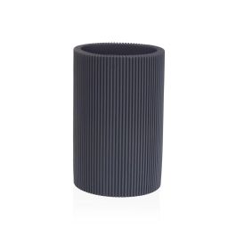 Portacepillos de Dientes Versa Gris Resina 7,5 x 11,5 x 7,5 cm Precio: 7.49999987. SKU: B14WWLK9QL