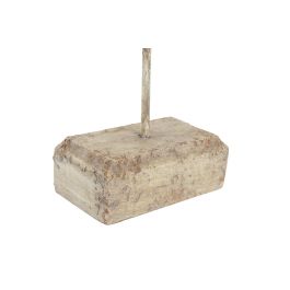 DKD Home Decor Figura Neoclásico de Magnesia Blanca con Ala 11x65x26 cm