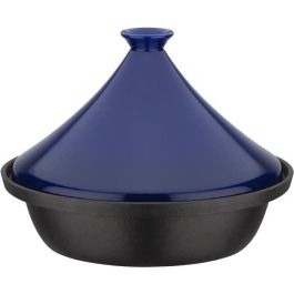 Tajín de hierro fundido macizo - GSW - 30 x 22 cm - Tapa de cerámica - Inducción - Azul Precio: 80.6899995. SKU: B1KEF6MYR2