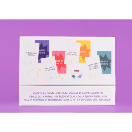 HELLOFUN! Juego ¿Qué Me Estás Container? español - Adivina Frases con Retos Divertidos, para Mayores de 12 Años