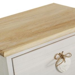 Cajonera SWEET HEART Crema Natural 40 x 29 x 73 cm