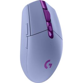 Logitech G305 EWR2 LIGHTSPEED Ratón Inalámbrico Gaming Óptico 12000 DPI, para mano derecha, color Lila