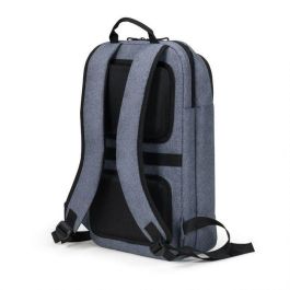 Dicota Mochila para Portátil Slim Eco MOTION PET Reciclado 13-15.6" Azul Denim, Protección HDF, Resistente al Agua