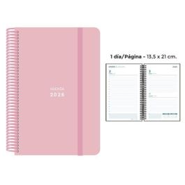 Agenda Anual (2026) Senfort Pastel Espiral Tapa Pp Con Goma 135X210 D/P Rosa Agenda Anual (2026) Senfort Pastel Espiral Tapa Pp Con Goma 135X210 D/P Rosa Precio: 12.98999977. SKU: B1HNYZAHTM