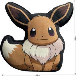 Pokemon POK3700891706667 Cojín 3D Premium Eevee - Microfibra 40 cm