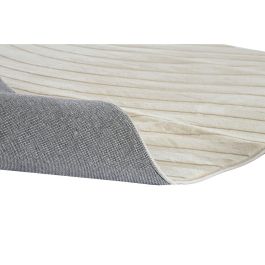 DKD Home Decor Alfombra Urban Poliester carpets 2c25 Poliéster Beige 230 x 160 cm Antideslizante