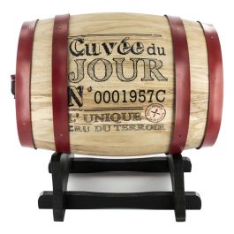 Totally Addict Dispensador Vino 5 L Barril Estilo Industriel con Bolsa Aluminio 3 L