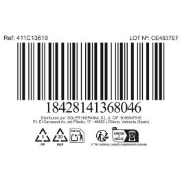 La Mediterranea Bol Rectangular 17.5 x 12.4 cm Milkycream (36 Unidades)