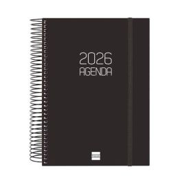 Agenda Anual (2026) Catalan Finocam Espiral Opaque Espiral Tapa Pp Con Goma E10 155X212 D/P Negre Precio: 14.49999991. SKU: B12Y2SV9WZ