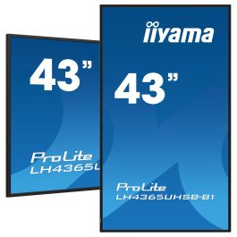 Iiyama LH4365UHSB-B1 Pantalla de Señalización 43" 4K Ultra HD 800 cd/m² Android 11 Negro 24/7 Precio: 712.88999969. SKU: B1B4AB7ASW