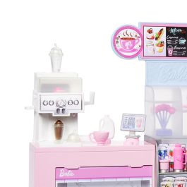 Mattel Barbie Muñeca y su Coffee Shop HXN94 Set de Juego para Niñas +3 Años