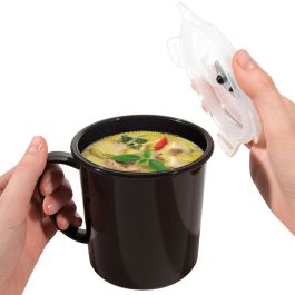 Cook Concept Taza Transporte Sopa 680 Ml Apta Microondas Colores Surtidos
