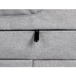 Q-connect Funda para Portátil 15,6'' con Asas Retractiles, Cremallera y 3 Bolsillos Exteriores, Gris