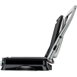 Hkoenig Plancha Eléctrica para Carne GR20 - 2000W, Acero Inoxidable y Negro