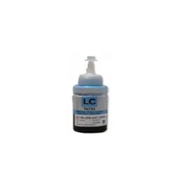Dayma Botella Tinta Compatible Epson T6735 Cian Claro 100ml para EcoTank L1800, L800, L805, L810, L850