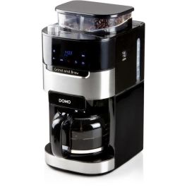 DOMO DO721K - Cafetera 1.5L - 12 tazas - Pantalla LCD, botones táctiles - Molinillo de café integrado - Temporizador - 3 intensidades Precio: 150.49999965. SKU: B1GXGDLSXA