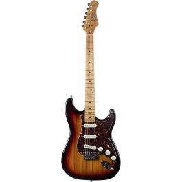 Guitarra Eléctrica Eko Starter St401 Tipo Strat (Diapasón De Arce) - Sunburst Precio: 175.68999987. SKU: B18DWECRFP