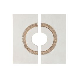 DKD Home Decor Decoración Pared Scandi Blanco Natural 120x120x6 cm Set 2 Piezas MDF y Fibra Precio: 130.68999944. SKU: B1CRXPMWLP