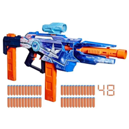Hasbro HASG15804N0 Nerf Loadout Galactic Commander, lanzador de dardos de espuma motorizado, 3 accesorios y 48 dardos Nerf N1, a partir de 8 años