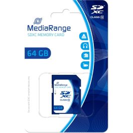 MediaRange MR965 Tarjeta SDXC de 64GB Clase 10, 60 MB/s Lectura, 15 MB/s Escritura