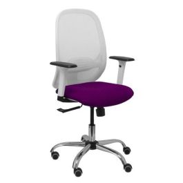 Silla Piqueras Y Crespo Cilanco Blanca Uso Intensivo Brazos Regulables Mecanismo Sincro Con Regulador De Tension Refuerzo Lumbar Regulable Base Cromada Ruedas Parquet Respaldo De Malla Blanca Y Asiento Tapizado Bali Morado Precio: 305.69000044. SKU: S5703962