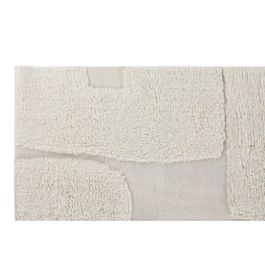 DKD Home Decor Alfombra Crudo Lana Algodón con Relieve 160 x 230 cm