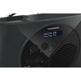 Thomson AAAYF54173 Radio DAB/FM Digital Portátil Gris y Negro con Sintonizador PLL y Pantalla LCD