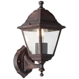 Lámpara de pared exterior brillante y creciente Nissie Rust E27 1x60W Precio: 31.50000018. SKU: B1DD3T99PA