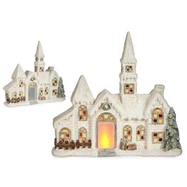 Casa Cerámica Nevada Luz Krist+ Blanco con LED 11x47.5x49 cm Precio: 37.50000056. SKU: B1CX6GSEG9