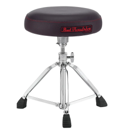 Pearl Sillín Redondo Roadster 1500 Multi-Core Perfil Bajo Pearl para Bateristas con Asiento Ergonómico de 15"