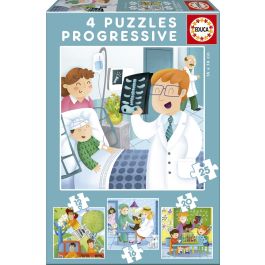 Educa Puzzles 12-16-20-25 De Mayor Quiero Ser 17146 - Set de 4 Puzzles Progresivos para Niños +3 Años Precio: 7.49999987. SKU: B1KGZYP76L