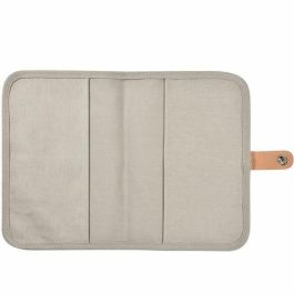 Beaba BEA1694050836799 Funda para libro de salud de lona gris perla