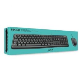 LOGITECH TECLADO + RATON MK120 optico usb 2.0 negro