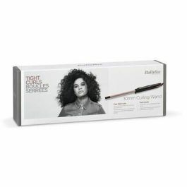 Babyliss Tenacilla Rizadora Ultrafina C449E de Nano Cuarzo, Rizador de Pelo 10mm con 6 Niveles de Temperatura