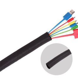 Vivolink Cablesock Flexible Negro Ø38mm Rollo 25m Cortable, Trenzado Ajustado para Gestión de Cables Vivolink Cablesock Flexible Negro Ø38mm Rollo 25m Cortable, Trenzado Ajustado para Gestión de Cables