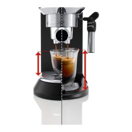 DeLonghi Máquina espresso Dedica EC685.BK Negro Plata