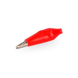 Edm Pinza cocodrilo rojo metal/pvc para electrónica Precio: 0.49999983. SKU: B16H25T3W7