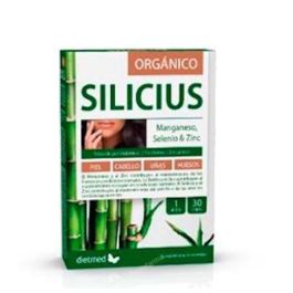 DIETMED Silicius Organico 30 Cap. Silicio Orgánico con Manganeso, Biotina y Zinc para Piel, Cabello y Uñas Precio: 10.6900002. SKU: B18XH88TWF