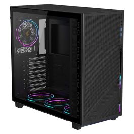Gigabyte Aorus C400 Glass Midi Tower ATX Negro con Panel de Vidrio Templado, 3 Ventiladores ARGB Incluidos, USB 3.2 Tipo C, 28300-AC400-2CKR