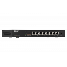 QNAP QSW-1108-8T Switch de Red Multi-Gigabit 8 Puertos RJ-45 2.5GbE, No Gestionable, Plug & Play, Silencioso, Detección de bucles QNAP QSW-1108-8T Switch de Red Multi-Gigabit 8 Puertos RJ-45 2.5GbE, No Gestionable, Plug & Play, Silencioso, Detección de bucles