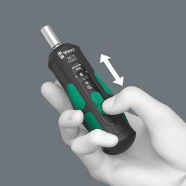 Wera 7515 Destornillador dinamométrico Kraftform Safe-Torque Speed 2-6 Nm, mango ergonómico, para tornillos hexagonales 1/4"