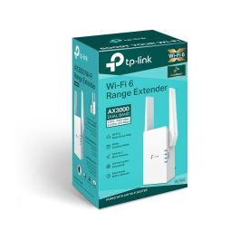 TP-Link RE705X Repetidor Wi-Fi 6 AX3000 Doble Banda 3000Mbps Mesh EasyMesh Puerto Gigabit Extensor de Cobertura de Red y AP