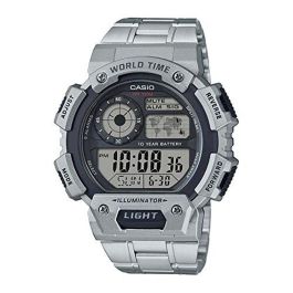 Reloj Hombre Casio ILLUMINATOR WORLDTIME Negro Plateado (Ø 48 mm) Precio: 88.78999965. SKU: S7201361