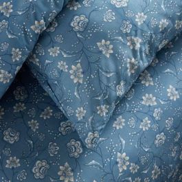 Today TOD3574641289041 Juego de cama Estampado floral Crazy, 2 personas, 220x240 cm, Azul