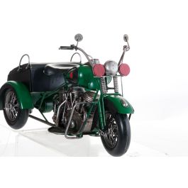 DKD Home Decor Vehiculo Decoracion Vintage Negro Verde Metal 37 x 19 x 16 cm (2 Unidades)