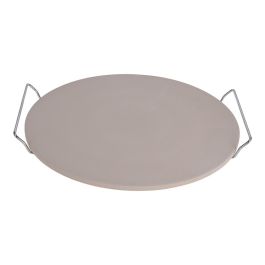 Excellent Houseware Piedra para hacer pizzas Ø33cm con asas de metal Precio: 19.79000012. SKU: S7902996